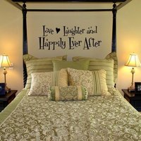 Glücklich Seitdem Vinyl-Aufkleber, Happily Ever After, Hochzeitsdeko, Liebe Und Lachen von OffTheWallExpression