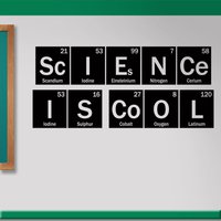 Klassenzimmer Aufkleber, Wissenschaft Ist Cool Periodensystem Element Dekor Für Schule von OffTheWallExpression