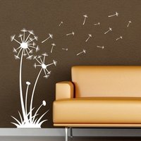 Pusteblumen Wehen Im Wind, Vinyl-Wand-Kunst, Vinyl-Aufkleber von OffTheWallExpression