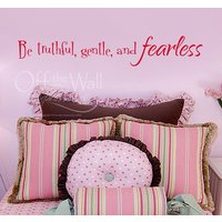 Seien Sie Wahrhaftig, Gerührt Und Fearless Vinylwall Dekal, Gandhi Zitat, Kinderzimmer-Dekal, Inspirierende Zitat Dekal von OffTheWallExpression
