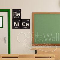Sein Schönes Vinyl-Aufkleber, Periodensystem Der Elemente-Aufkleber, Lehrer-Aufkleber, Klassenzimmer-Dekor von OffTheWallExpression