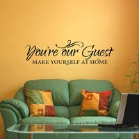 Sie Sind Unser Gast - Wandtattoo Aufkleber Zimmer Vinyl Eingang Decals Dekor Home-Eintrag Sie Sind Unser Gast - Wandtattoo Aufkleber Zimmer Vinyl Eingang Decals Dekor Home-Eintrag von OffTheWallExpression