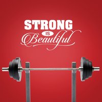 stark Ist Schöne Vinyl Wand Worte, Fitness-Aufkleber, Training Motivation, Neue Jahre Auflösung von OffTheWallExpression