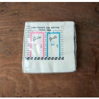 Vintage Party Servietten Cocktailparty Zwei Köpfe Sind Besser Als Einer Badezimmer Humor Pink & Aqua 60's Kitsch Bar Vintage Party Servietten Cocktailparty Zwei Köpfe Sind Besser Als Einer Badezimmer Humor Pink & Aqua 60's Kitsch Bar von OffbeatAvenue