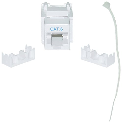 Offex Cat6 Keystone Jack (OF-326-120WH) weiß RJ45 Buchse auf 110 Punch Down von Offex