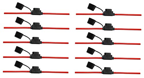 10 Stk. 2,5mm² Offgridtec Standard-Flachsicherungshalter für KFZ Flachsicherungen von Offgridtec