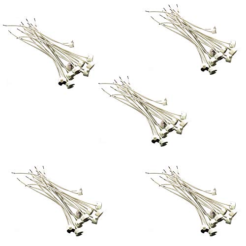 50x Offgridtec® G4 Lampenfassung Fassung Sockel - Mit isol. Kabelzuleitung - Lampensockel für G4 LED HALOGEN ESL Lichtfarbe, Wattleistung: n.v. von Offgridtec