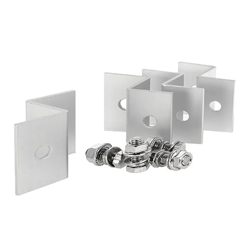 Offgridtec© 38mm Alu Z-Halter mit Edelstahlschrauben 4er Set von Offgridtec