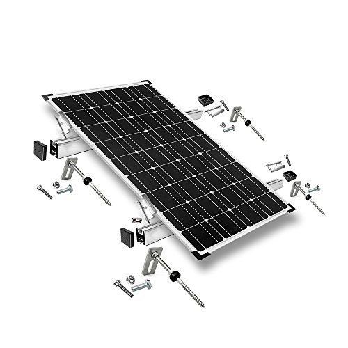 Offgridtec© Befestigungs-Set für 1 Solarmodul - Wellethernit- und Blechdach von Offgridtec