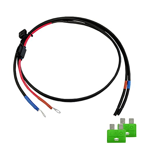 Offgridtec® 1,5m 6mm² Batteriekabel mit 30A Sicherung M8-Ringkabelschuh von Offgridtec