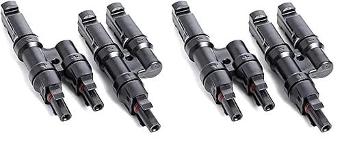 Offgridtec® Y-Stecker - Abzweigbuchsen (Set) kompatibel zu den gängigen Solarsteckern Stecker Solar Photovoltaik Steckverbinder mit Easy-Klick Verschluss (Packung mit 2) von Offgridtec