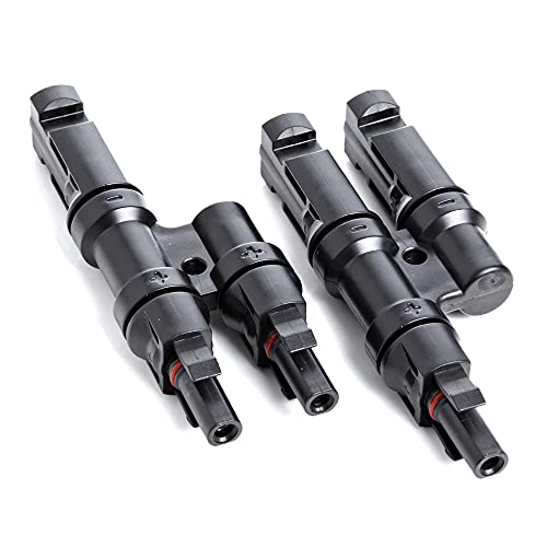 Offgridtec Y-Stecker Easy-Klick Verschluss, XLR Steckverbindertyp, Kompatibel mit Solarmodulen, Schutzklasse IP67, Geeignet für Spannungen bis 1000V DC, Snap-In-Verriegelung, Für den Einsatz im Freien von Offgridtec