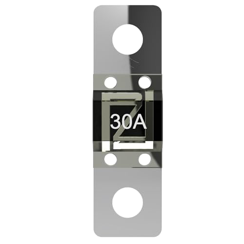 Offgridtec 30A MIDI-Sicherung Set für 58V DC-Systeme, Hochstrom-Streifen-Sicherungen mit Zink-Anschlüssen, Niedrigkontaktwiderstand, Funken-Schutz, Schraubmontage, RoHS & UL zertifiziert, 5-Pack von Offgridtec
