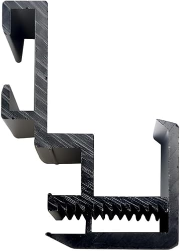 Offgridtec Mikro-Wechselrichter-Befestigungsklemme, Montage auf der Rückseite für 28–50mm Solarmodulrahmen, geeignet für alle gängigen Mikro-Wechselrichter-Marken, aus Edelstahl und Aluminium, Schwarz von Offgridtec