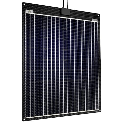 Offgridtec ETFE-AL 100W semi-flexibles 23V Solarpanel mit integrierter Aluminiumplatte V2 von Offgridtec