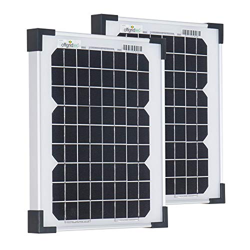 Offgridtec Sparbundle 2 Stk. Monkristallines Solarpanel 001265 10W 12V von Offgridtec