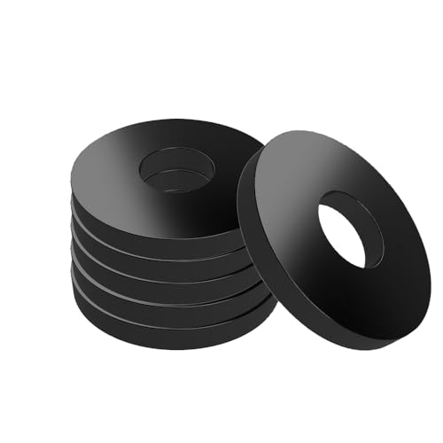 Offgridtec Edelstahl-Unterlegscheiben DIN304 V2A, M16 x 30 mm, korrosionsbeständige Unterlegscheiben für Solar-Montage, Bauwesen, Elektronik, Automobil- und Industrieanwendungen (25 Stück, Schwarz) von Offgridtec
