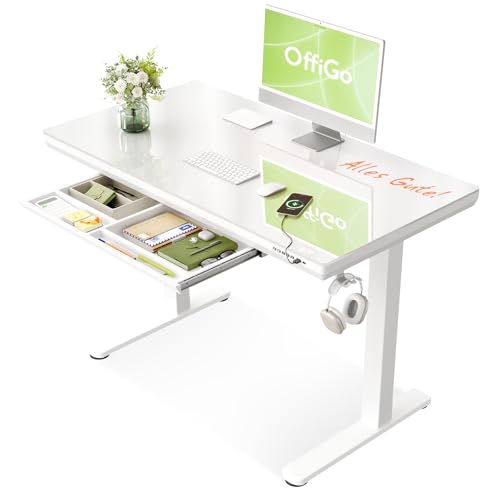 OffiGo Glas 5-Tasten-USB-Basis Höhenverstellbarer Schreibtisch 140 * 60 schwarz + schwarzer Stahlrahmen mit Beinen Sterne und Rautenmuster Sticker OffiGo Glas 5-Tasten-USB-Basis Höhenverstellbarer Schreibtisch 140 * 60 schwarz + schwarzer Stahlrahmen mit Beinen Sterne und Rautenmuster Sticker von OffiGo