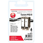 Office Depot PGI-5BK Kompatibel Canon Tintenpatrone Schwarz Duopack 2 Stück von Office Depot