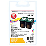 Office Depot 343 Kompatibel HP Tintenpatrone CB332EE 3 Farbig Duopack 2 Stück von Office Depot