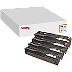 Viking 203X Kompatibel HP Tonerkartusche CF540X / CF541X / CF543X / CF542X Schwarz, Cyan, Magenta, Gelb Multipack 4 Stück von Viking