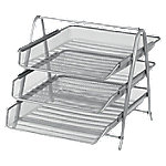 Office Depot Ablagefächer Metall Silber 29,5 x 35,5 x 26,5 cm von Office Depot