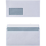 Viking Briefumschläge Mit Fenster DL 220 (B) x 110 (H) mm Abziehstreifen Weiß 80 g/m² 1000 Stück von Viking