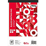 Office Depot Notizblock DIN A5+ Liniert Geleimt Papier Softcover Weiß Perforiert 200 Seiten Pack 5 von Office Depot