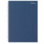 Office Depot Notebook DIN A5 Liniert Spiralbindung Pappkarton Hardback Blau Perforiert 160 Seiten 80 Blatt von Office Depot