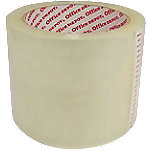 Office Depot Geräuscharmes Verpackungsklebeband 75 mm x 66 m 50 Mikron PP Transparent von Office Depot