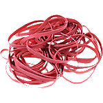 Office Depot Gummibänder 100 x 5 mm Ø 60 mm Rot 500 g von Office Depot