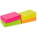 Office Depot Haftnotizen 127 x 76 mm Farbig sortiert Neon 12 Blöcke à 100 Blatt von Office Depot