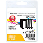 Office Depot 903XL Kompatibel HP Tintenpatrone 3HZ51AE Schwarz, Cyan, Magenta, Gelb Multipack 4 Stück von Office Depot