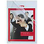 Office Depot Deluxe Stark Klarsichthülle DIN A4 Genarbt Transparent PP (Polypropylen) 165 Mikron 25 Stück von Office Depot