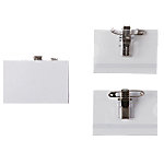 Office Depot Standard Namensschild mit Kombiklemme Querformat 62 x 43mm 50 Stück Office Depot Standard Namensschild mit Kombiklemme Querformat 62 x 43mm 50 Stück von Office Depot