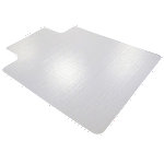 Office Depot rechteckige Stuhlmatte mit Lippe Teppichboden PVC 120 x 90cm Transparent Office Depot rechteckige Stuhlmatte mit Lippe Teppichboden PVC 120 x 90cm Transparent von Office Depot