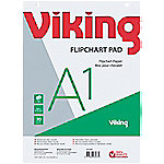 Office Depot wandmontierbares Blanko Flipchart-Papier Perforiert A1 70gsm 5 Stück à 20 Blatt von Office Depot