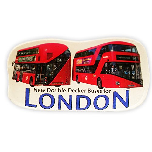 Classic Red New Routemaster / Route Master Bus Lasercut Magnet Fridge Locker Quality London Boris Bus Icon Roten Bus Magnet / Autobus Rojo Imán / Bus Rouge Aimant / Bus Rosso Magnete Iconic Decal Custom Collection Souvenir von OfficeCentre