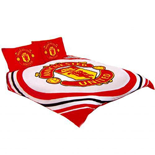 Manchester United FC „Pulse“ wendbares Bettwäsche-Set für Doppelbett von Official Manchester United F.C.