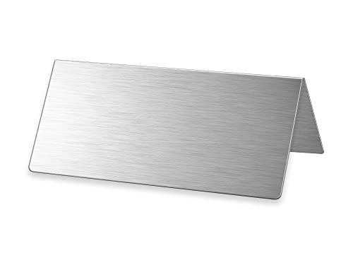 OFFORM DESIGN 5 Tischaufsteller blanko selbst beschriftbar 85x40 mm Tischschilder aus Edelstahl Nr.2665 OFFORM DESIGN 5 Tischaufsteller blanko selbst beschriftbar 85x40 mm Tischschilder aus Edelstahl Nr.2665 von OFFORM DESIGN