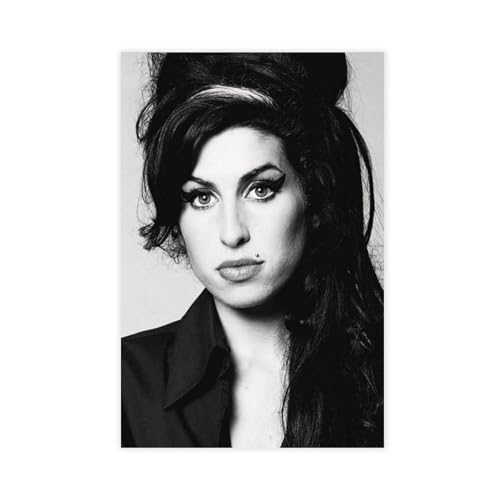 Amy Winehouse Musik-Poster, 3 Leinwandposter, Schlafzimmer, Dekoration, Sport, Landschaft, Büro, Raumdekoration, Geschenk, ungerahmt, 30 x 45 cm von OffsuM