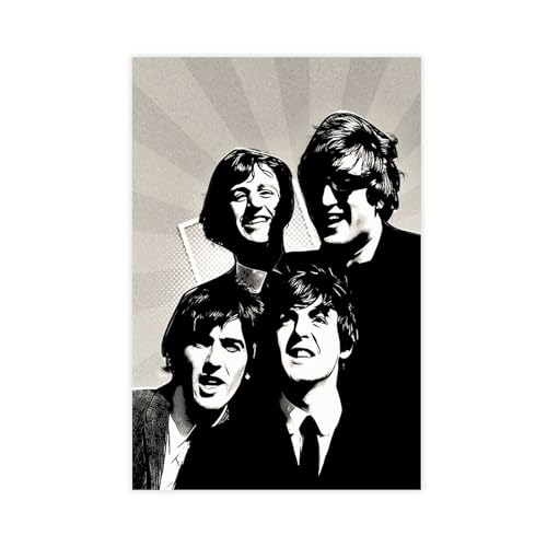 Klassische Musik Pop Art Poster George Harrison (2) Leinwand Poster Schlafzimmer Dekor Sport Landschaft Büro Zimmer Dekor Geschenk ungerahmt 40 x 60 cm von OffsuM