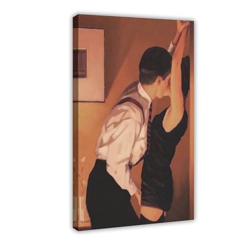 OffsuM Jack Vettriano Art 18 Poster, Leinwand, Poster, Wandkunst, Dekor, Bild, Gemälde für Wohnzimmer, Schlafzimmer, Dekoration, Rahmenstil, 40 x 60 cm von OffsuM