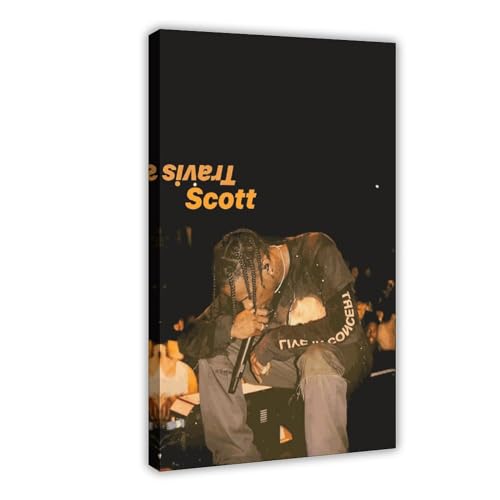 OffsuM Travis Scott Poster auf Leinwand, Wandkunst, Dekor, Bild, Gemälde für Wohnzimmer, Schlafzimmer, Dekoration, Rahmenstil, 60 x 90 cm von OffsuM