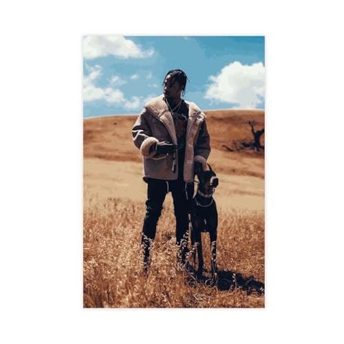 Travis Scott Smokes Poster (1) Leinwand Poster Schlafzimmer Dekor Sport Landschaft Büro Zimmer Dekor Geschenk ungerahmt 50 x 75 cm von OffsuM