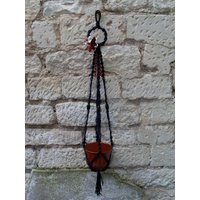 Federung in Makramee "Peacock Des Tages" Für 20 cm Durchmesser Topf Federung in Makramee "Peacock Des Tages" Für 20 cm Durchmesser Topf von OfildeSelestys