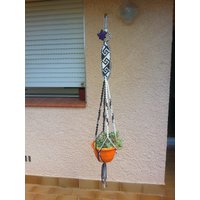 Makramee Tolle Federung Modell "Dionysos", Bis Zu 25 cm Durchmesser Topf Makramee Tolle Federung Modell "Dionysos", Bis Zu 25 cm Durchmesser Topf von OfildeSelestys