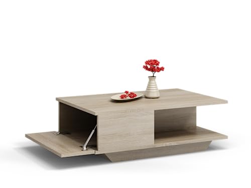 Oggi Colmar Esstisch in Sonoma-Eiche - Robuster Eichenholz-Tisch mit stilvollem Design und langlebiger Oberfläche von Oggi