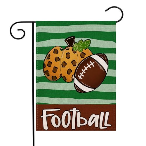 Hello Football Kürbis-Gartenflagge, 32,5 x 45,7 cm, doppelseitig, Herbsthof, Outdoor-Dekoration Hello Football Kürbis-Gartenflagge, 32,5 x 45,7 cm, doppelseitig, Herbsthof, Outdoor-Dekoration von Ogiselestyle