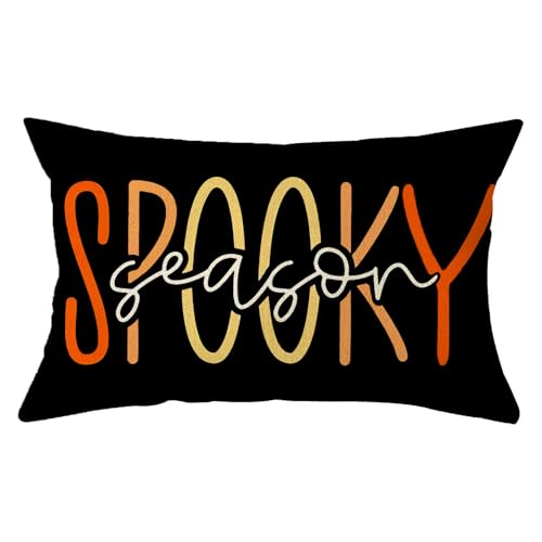 Ogiselestyle Halloween-Kissenbezug, 30,5 x 50,8 cm, gruselige Jahreszeit, Dekoration für Sofa, Couch Ogiselestyle Halloween-Kissenbezug, 30,5 x 50,8 cm, gruselige Jahreszeit, Dekoration für Sofa, Couch von Ogiselestyle